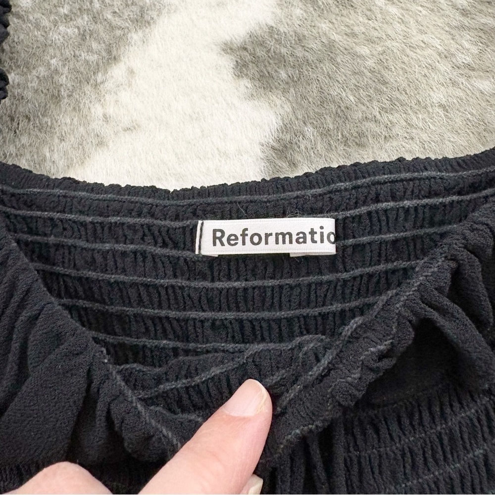 Reformation Julie Square Neck Smock Top Small - Picture 5 of 9